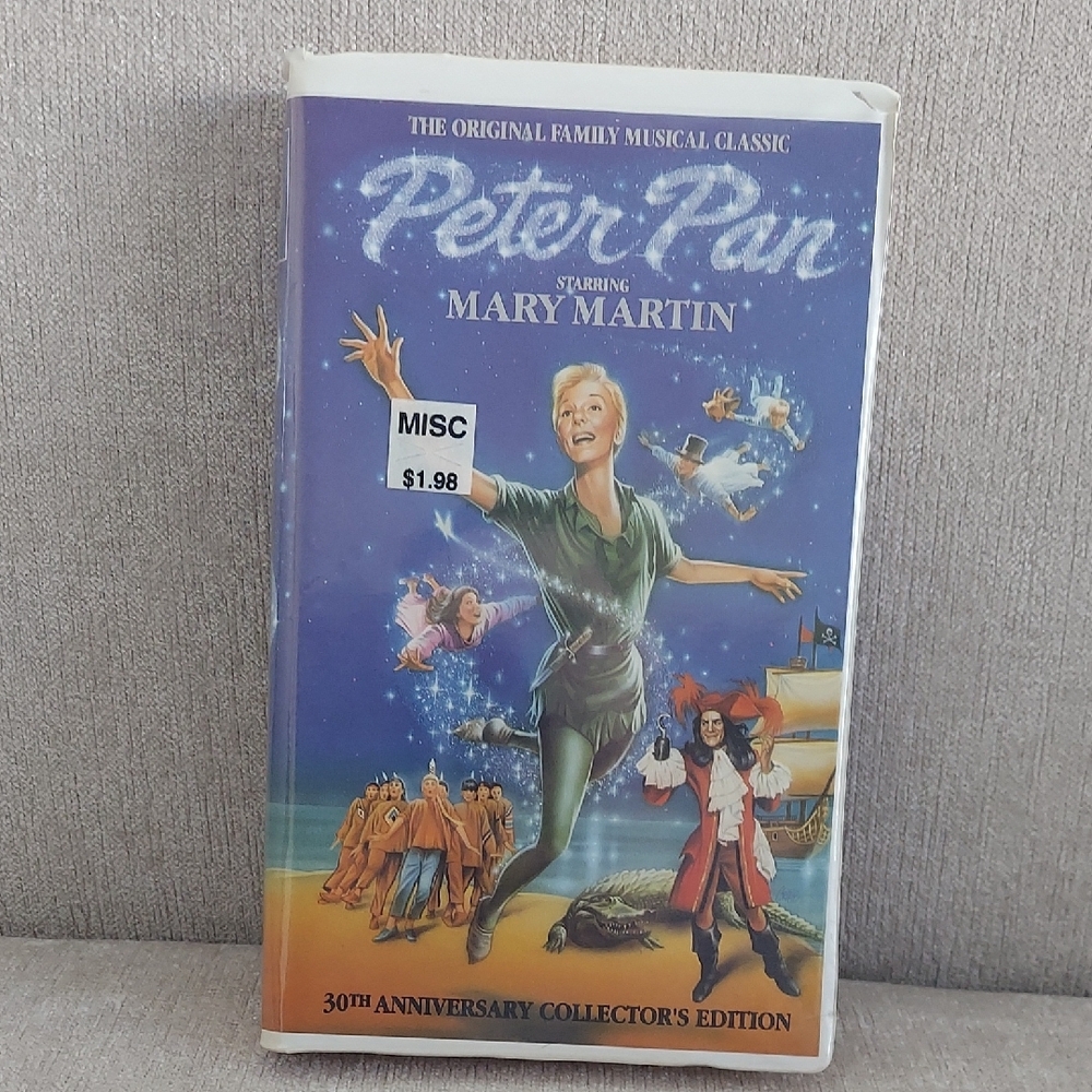 Peter Pan 30th Anniversary Collector's Edition VHS